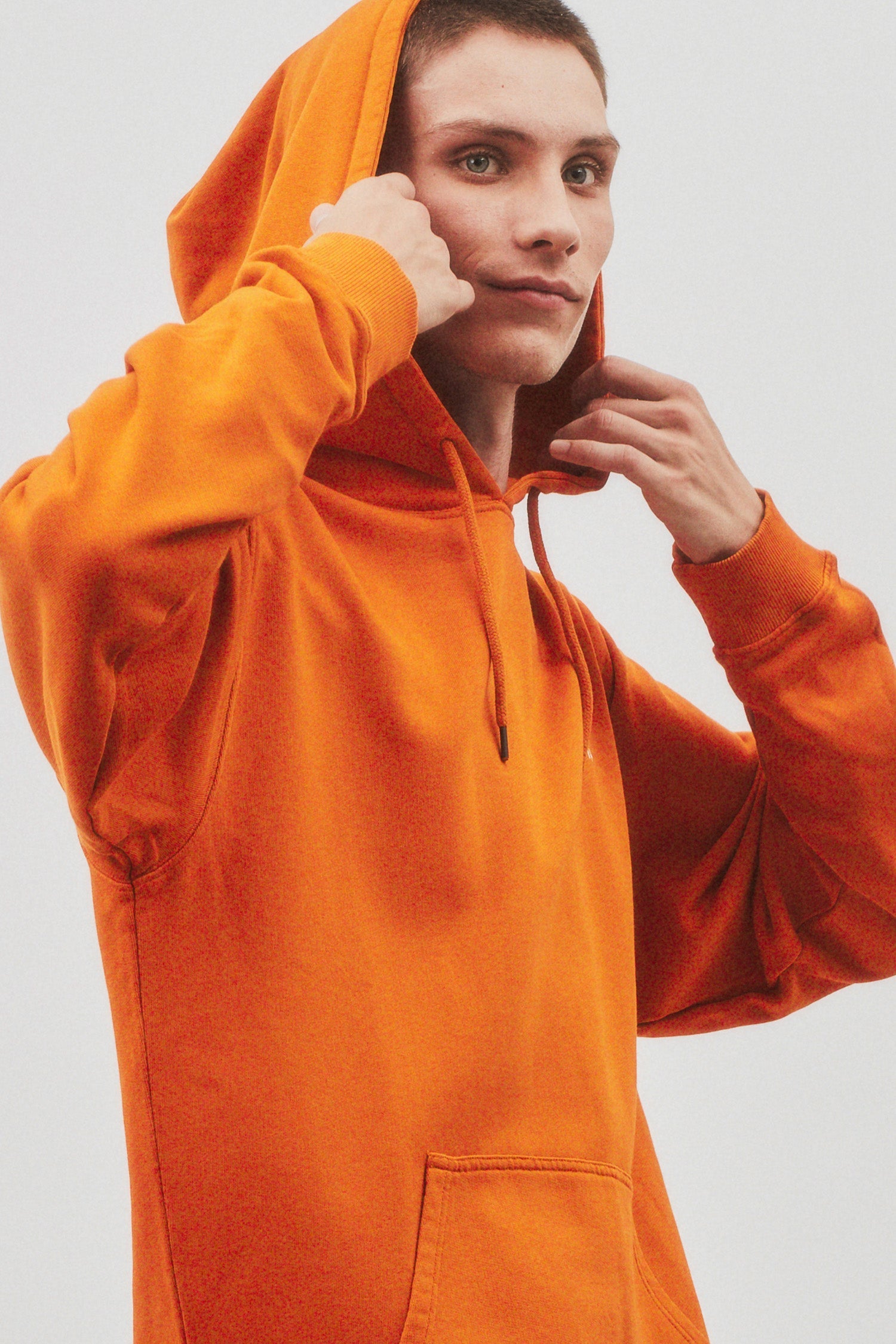 AVNIER Vertical Organic Hoodie Toxic Orange ALPHA FW20