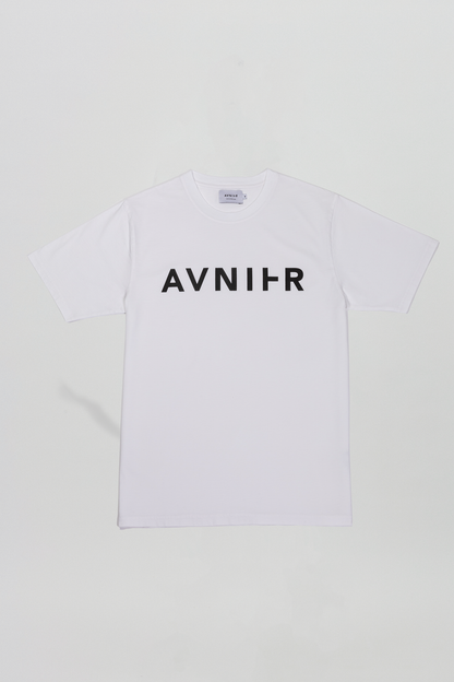 AVNIER Horizontal Organic T-Shirt White Stone - ALPHA FW20