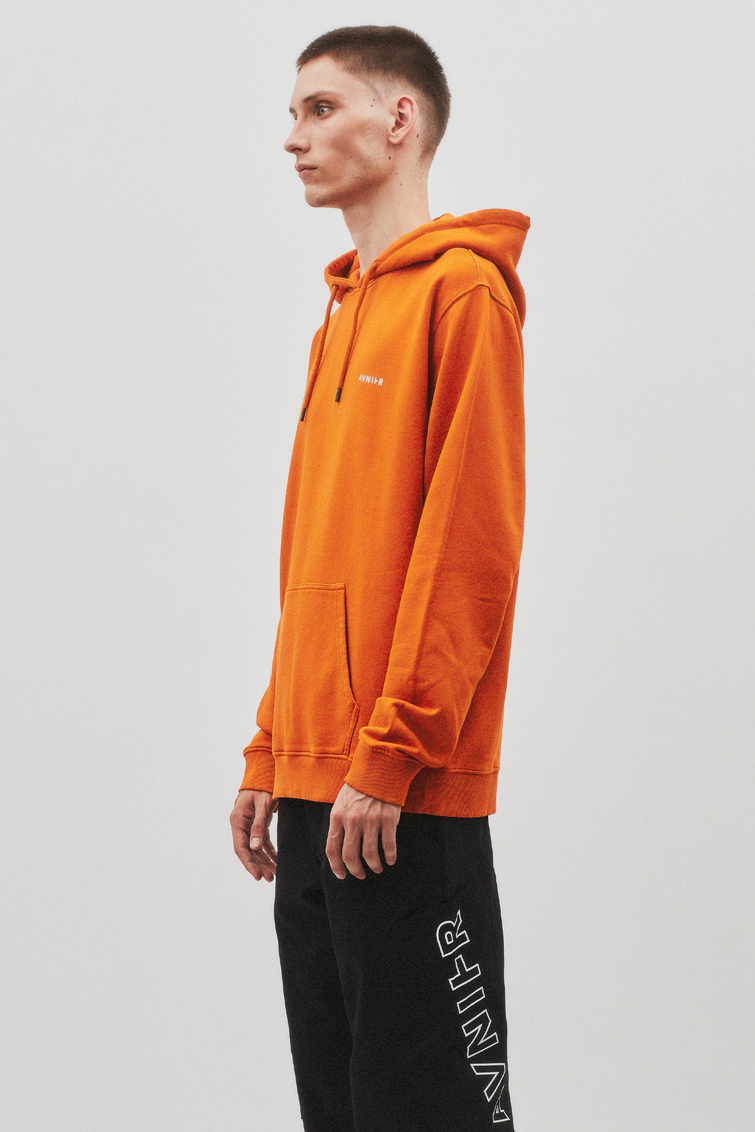 AVNIER Vertical Organic Hoodie Toxic Orange ALPHA FW20