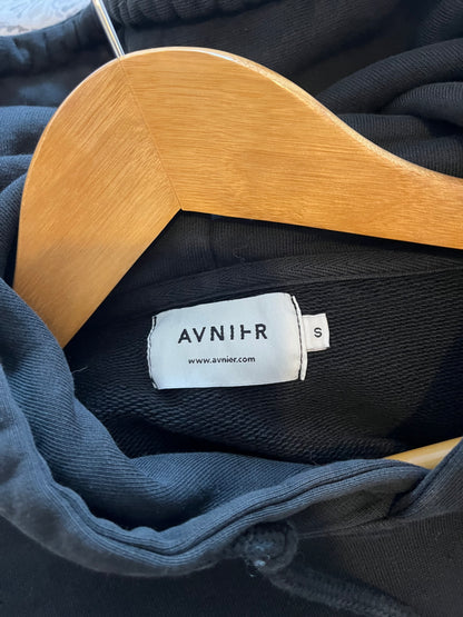 ONSET VERTICAL  Hoodie noir en coton bio
