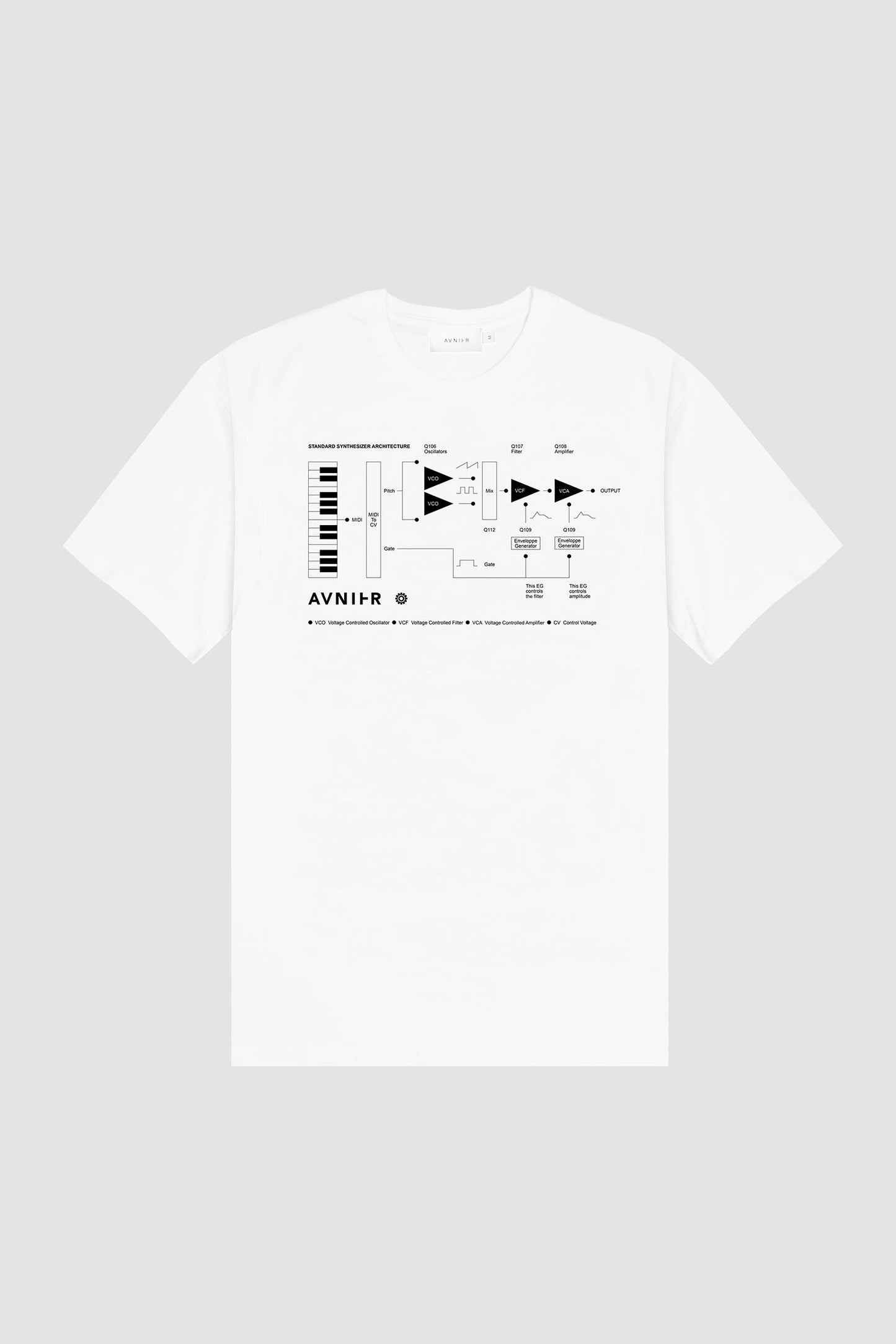 AVNIER - tshirt SYNTH Coton bio