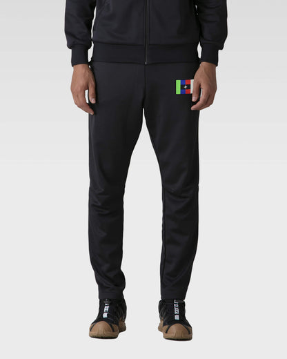 avnier-x-civilisation-crew-jogging-noir-en-coton-bio-et-polyester-recycle-avnier-vetement-orelsan-1-silhouette-face - noir