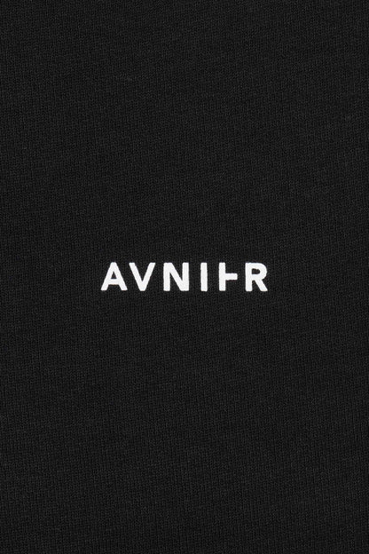 AVNIER - ENCORE - Crewneck noir en coton bio