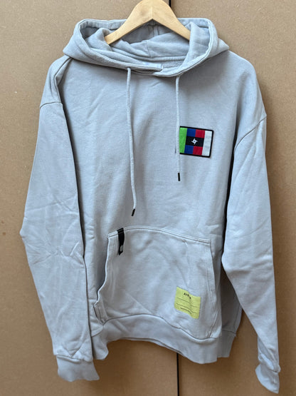 AVNIER x CIVILISATION CREW - Hoodie gris en coton bio