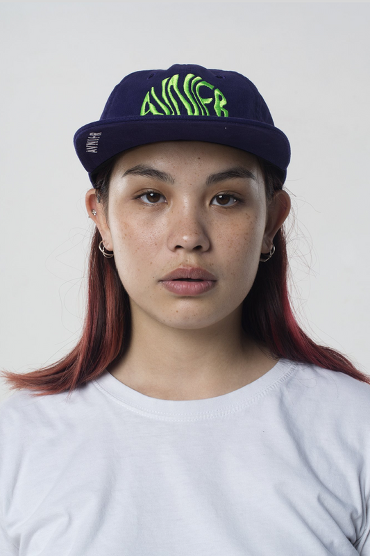Purple wave Logo Cap