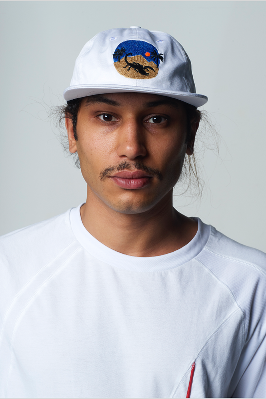 Avnier White Scorpion 6 Panel Cap