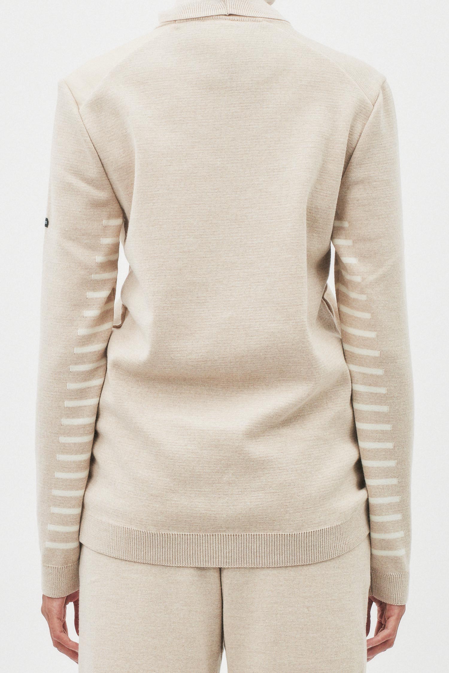 Avnier x Saint James - Pull marin 3 poches 100% pure laine vierge WOOLMARK® - Pull softshell en laine - Fabriqué à Saint James en France - Partenariat The SeaCleaners