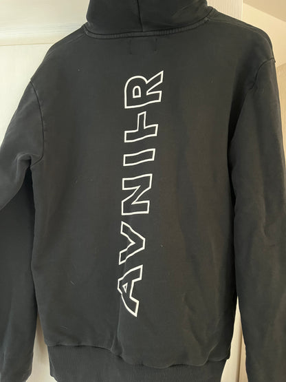 ONSET VERTICAL  Hoodie noir en coton bio