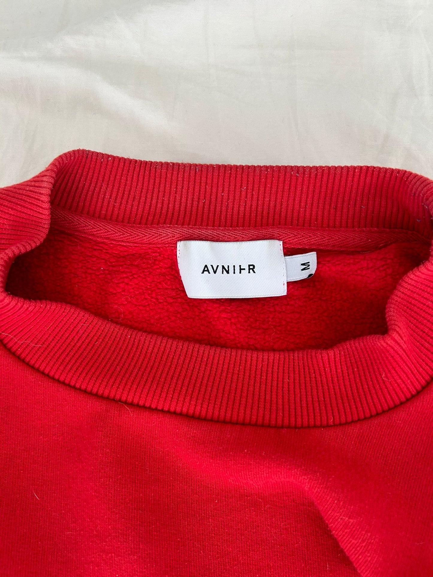 Basic red crewneck