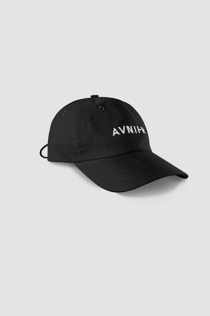 FOCUS - Casquette noire en coton bio