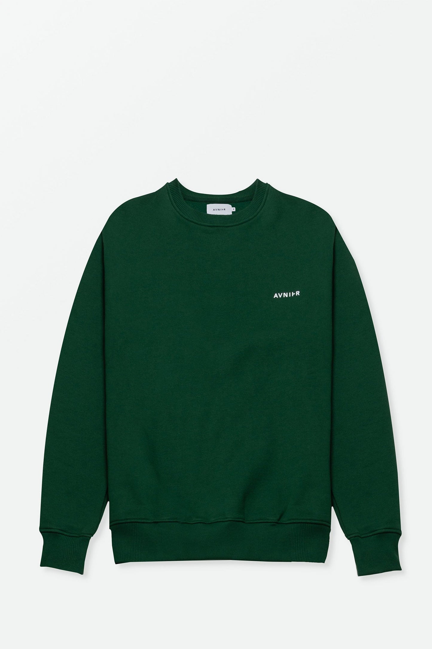 ENCORE - Crewneck vert sapin en coton bio