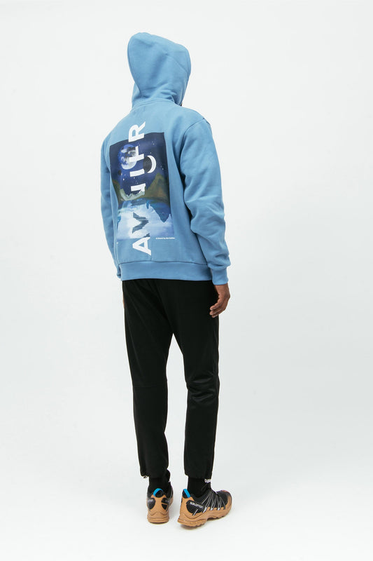 ONSET ALAN SMITHEE - Hoodie bleu cyan en coton bio
