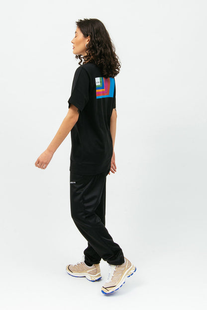 SOURCE ASPECT  T-shirt noir en coton bio