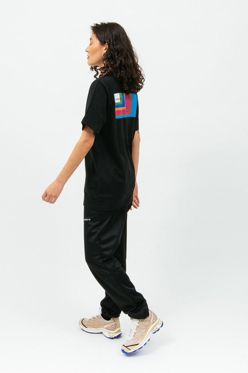 SOURCE ASPECT  T-shirt noir en coton bio