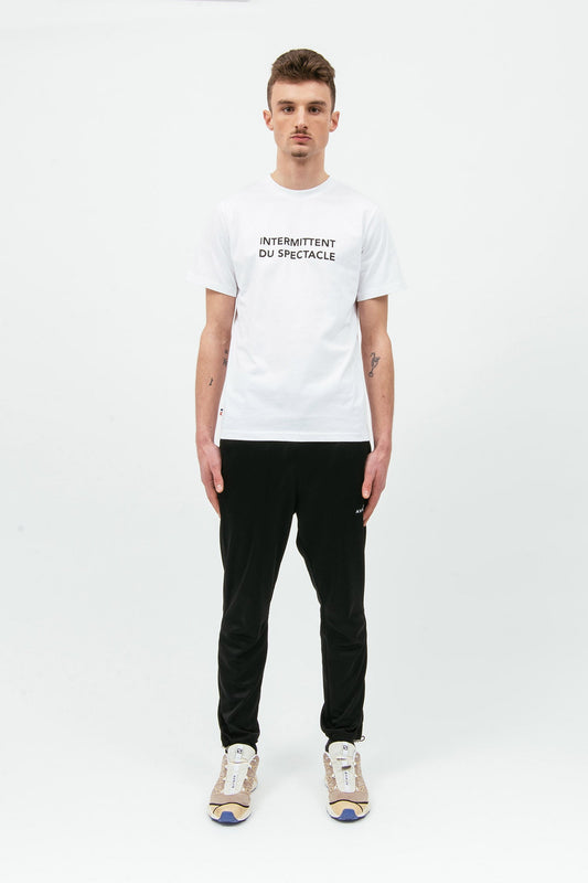 SOURCE INTERMITTENT - T-shirt blanc en coton bio