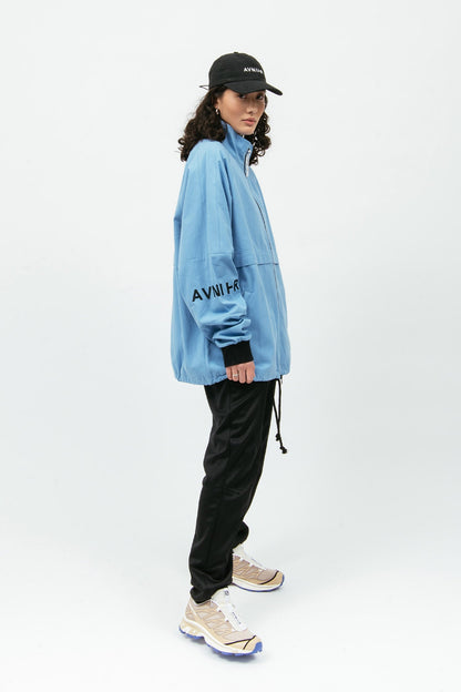 LIVE  Veste bleu cyan en coton bio