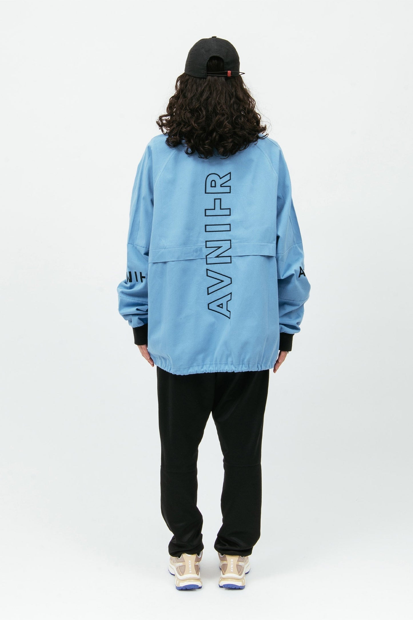 LIVE  Veste bleu cyan en coton bio