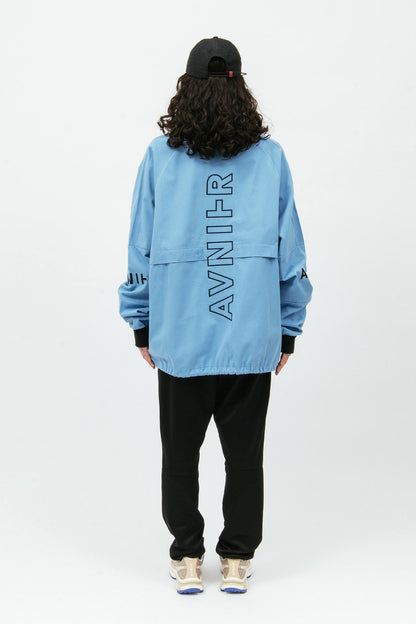 LIVE - Veste bleu cyan en coton bio