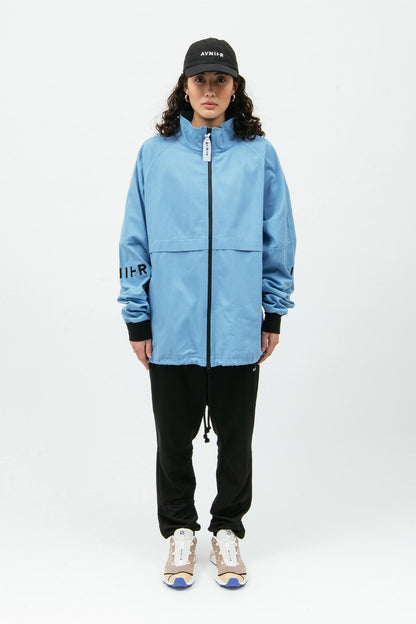 LIVE  Veste bleu cyan en coton bio