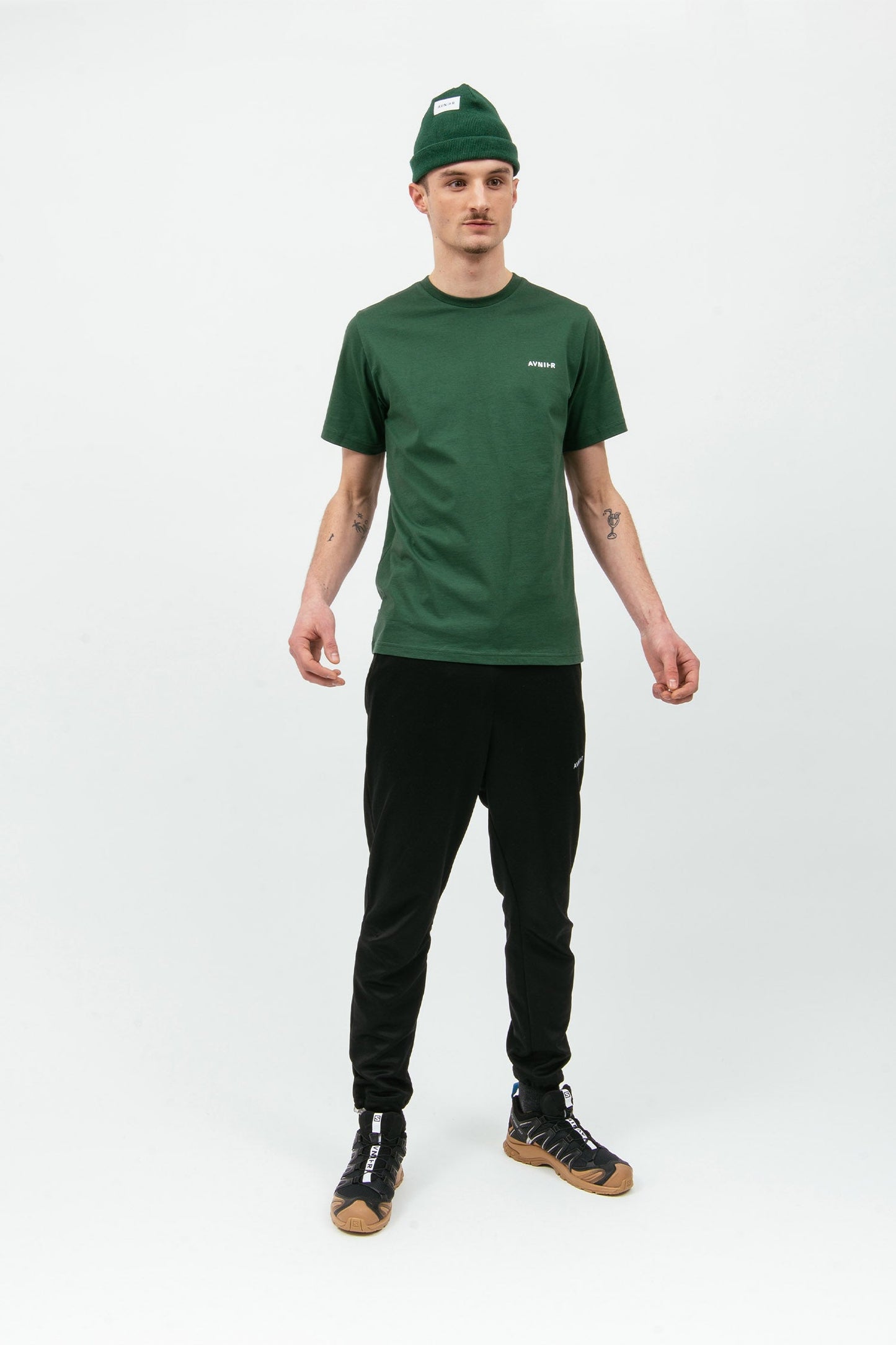 SOURCE - T-shirt vert sapin en coton bio