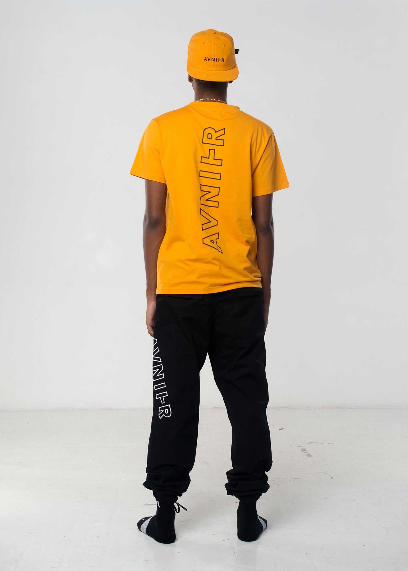 Dark Orange Vertical Back Tee