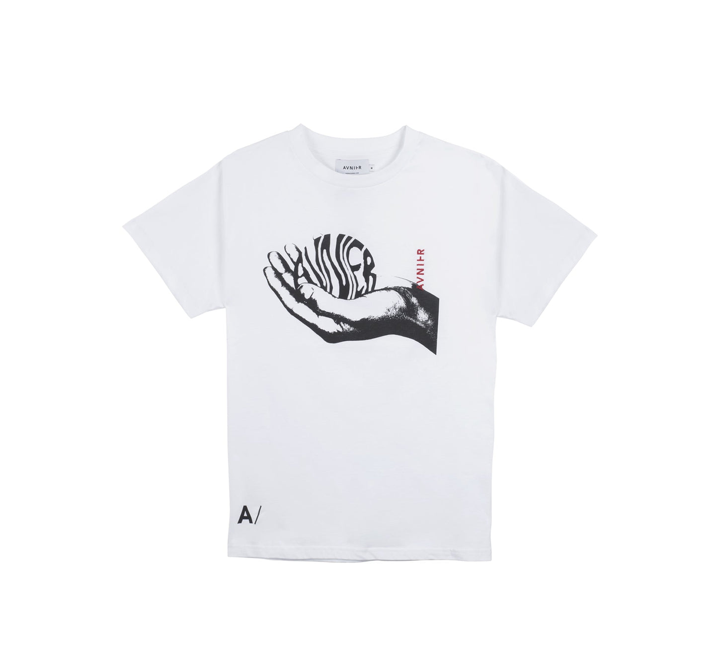 Wave Hand White Tee