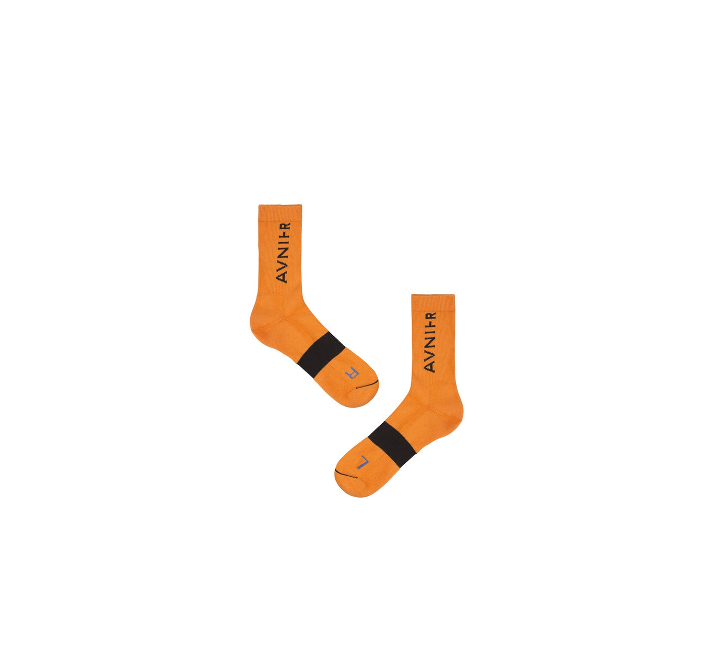 Line Orange Socks