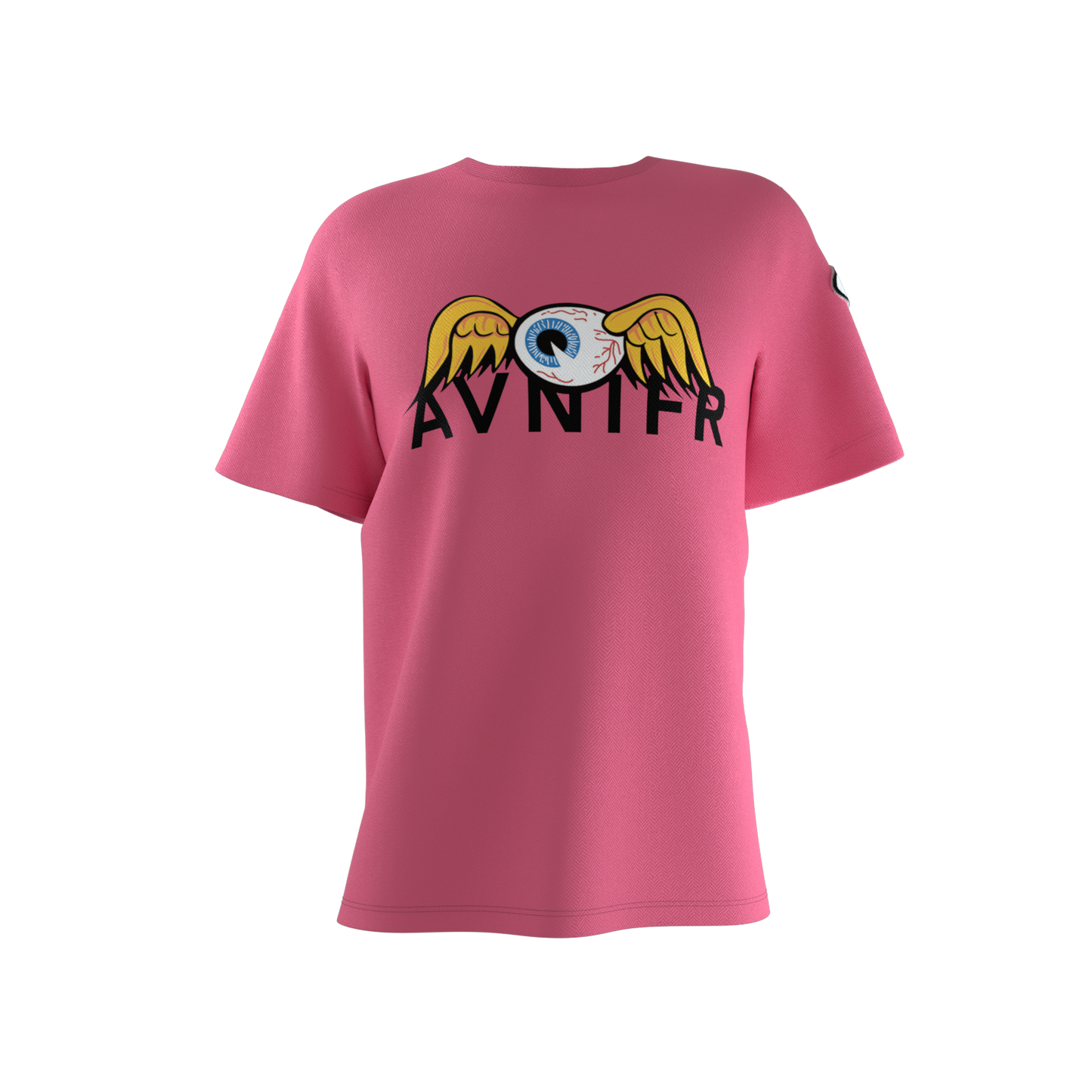 Von Dutch Pink flying eye ball tee