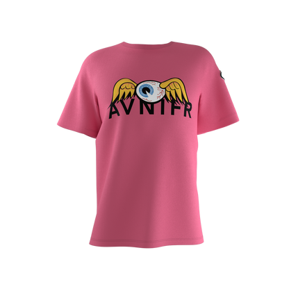 Von Dutch Pink flying eye ball tee