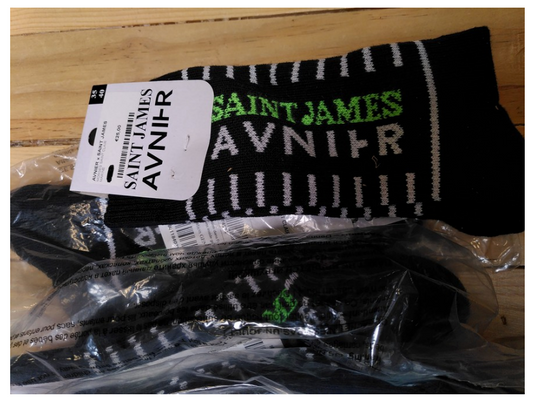 Avnier x Saint James Chaussettes MORGES ST CLAIR - Bleu / Vert
