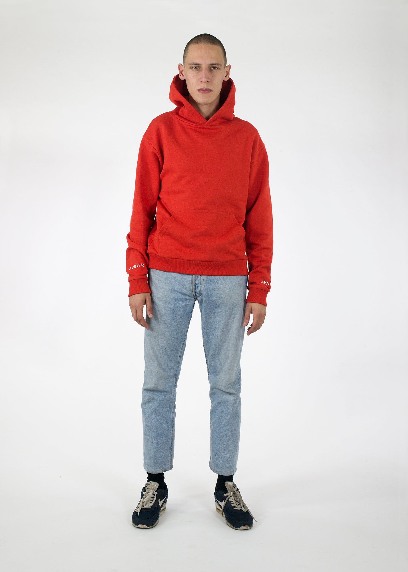 Basic brique hoodie - front