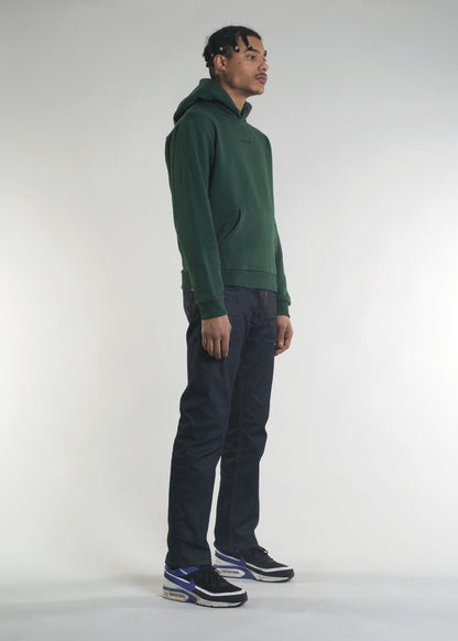 Green classic hoodie side