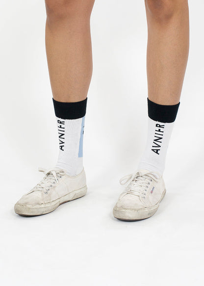 Avnier x Umbro socks - front