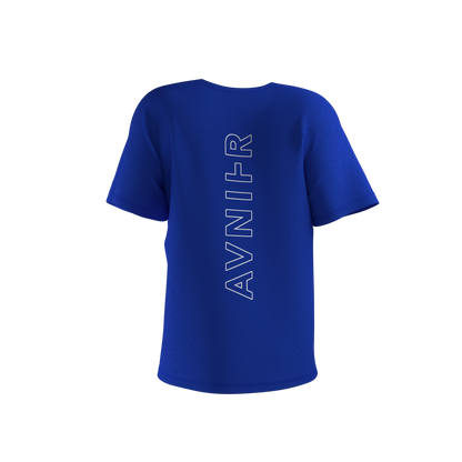 Avnier Vertical back blue tee shirt