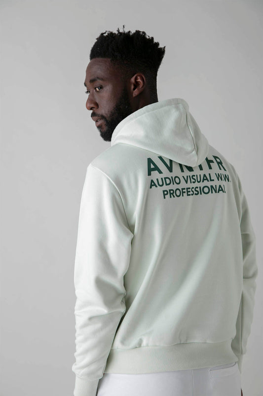 AVNIER_ ONSET PROFESSIONAL - Hoodie vert pastel en coton bio