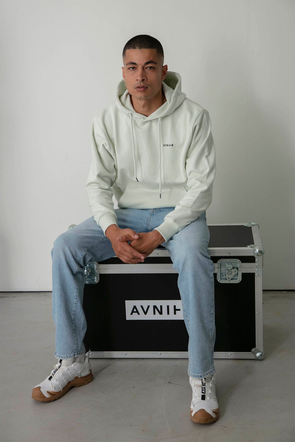 ONSET  Hoodie vert pastel en coton bio