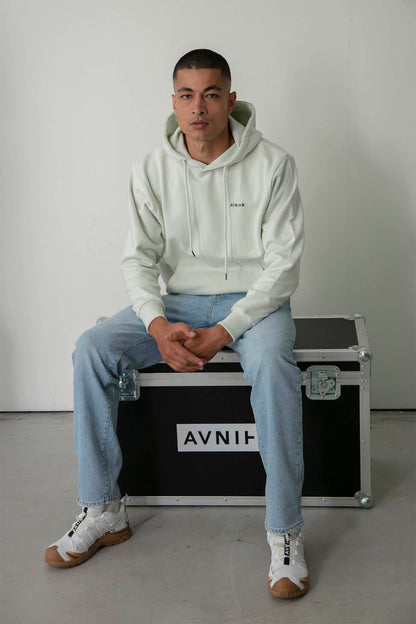 ONSET  Hoodie vert pastel en coton bio
