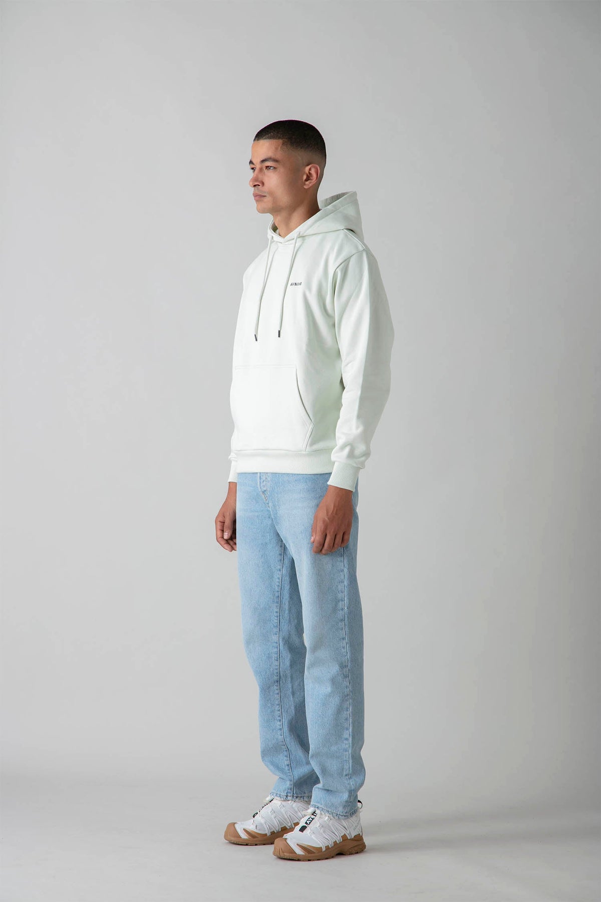 ONSET  Hoodie vert pastel en coton bio