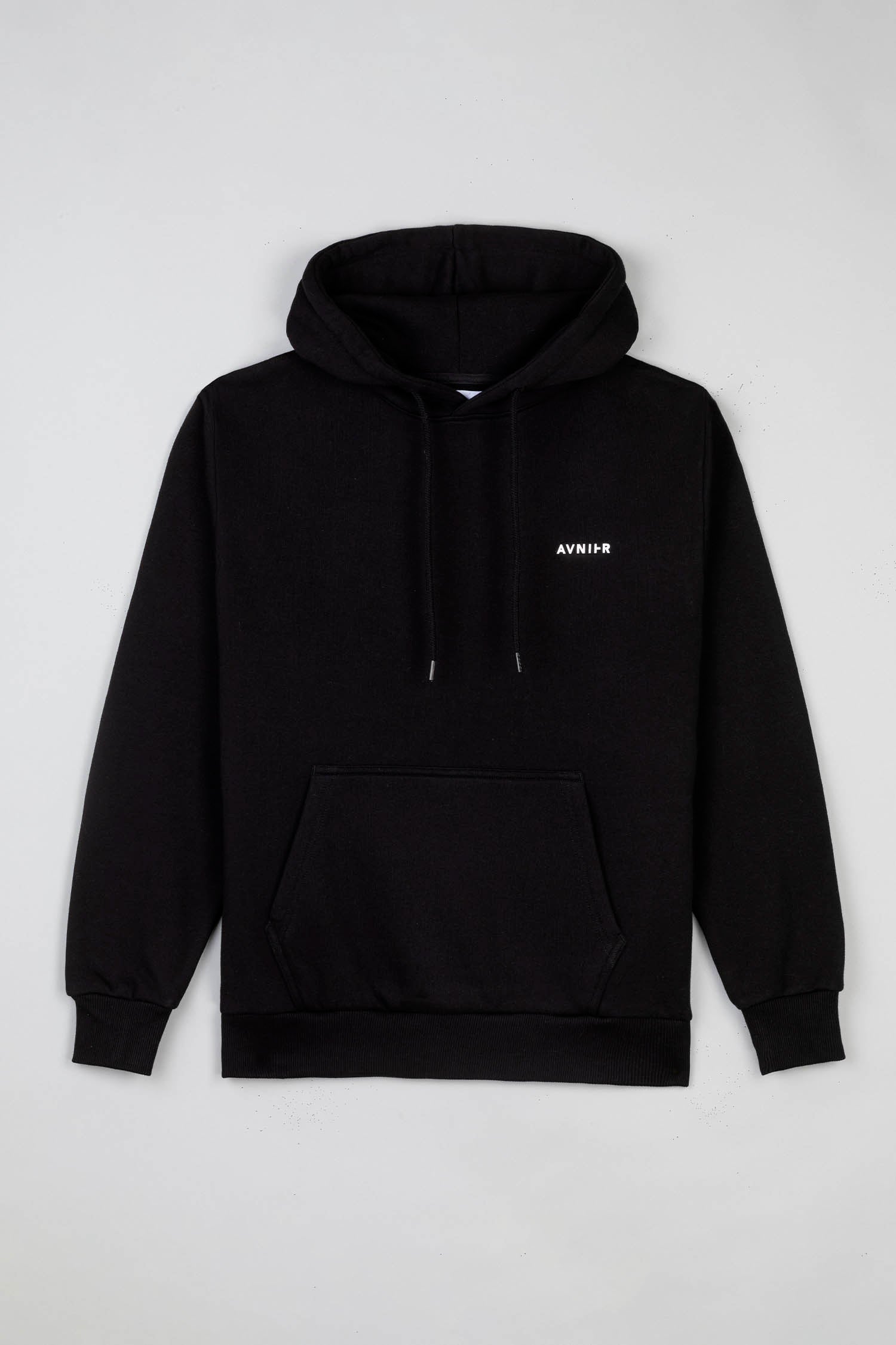 AVNIER - ONSET VERTICAL - Hoodie noir en coton bio