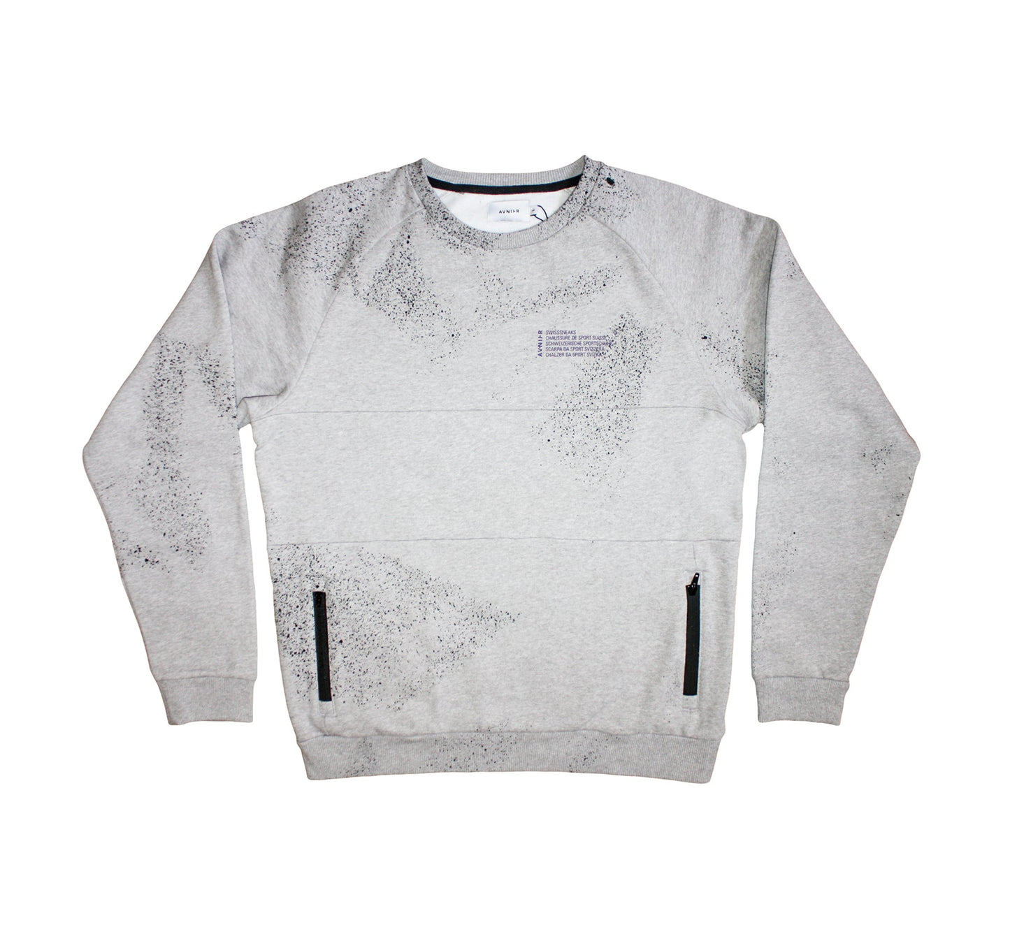 AVNIER x SWISSSNEAKS grey crewneck