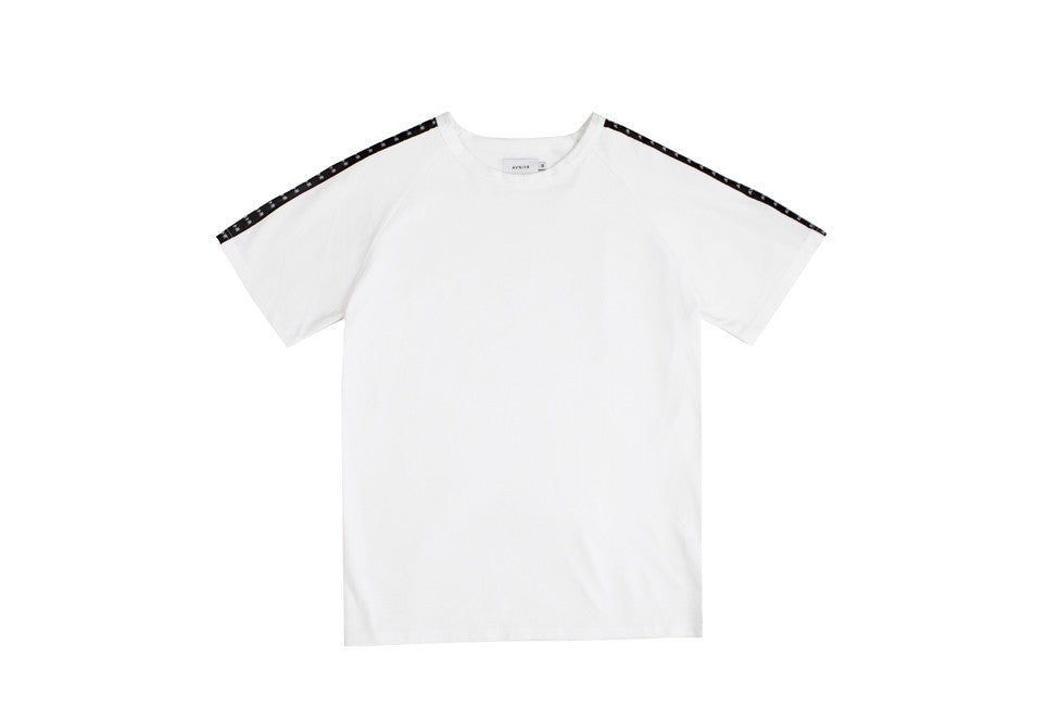 white piqué tee packshot