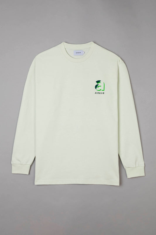 SÉQUENCE A CINÉMA  T-shirt manches longues vert pastel en coton bio OLD WEBSITE