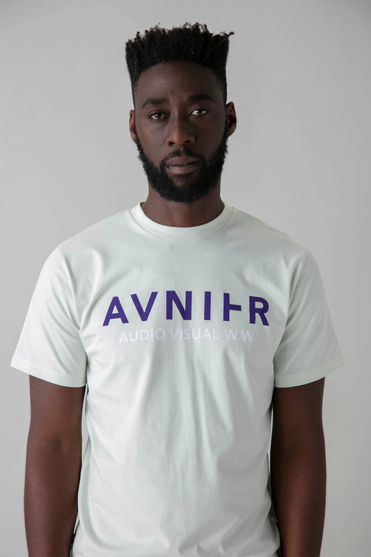 AVNIER - SOURCE AUDIO VISUAL - T-shirt vert pastel en coton bio