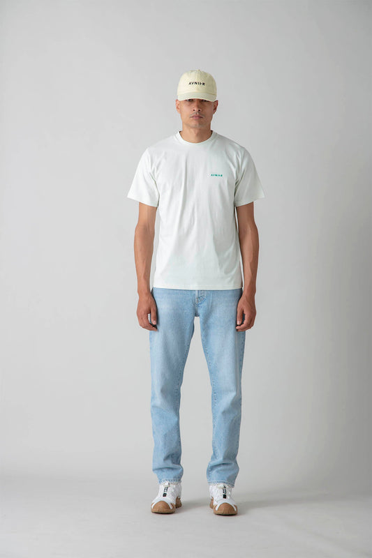 AVNIER - SOURCE - T-shirt vert pastel en coton bio