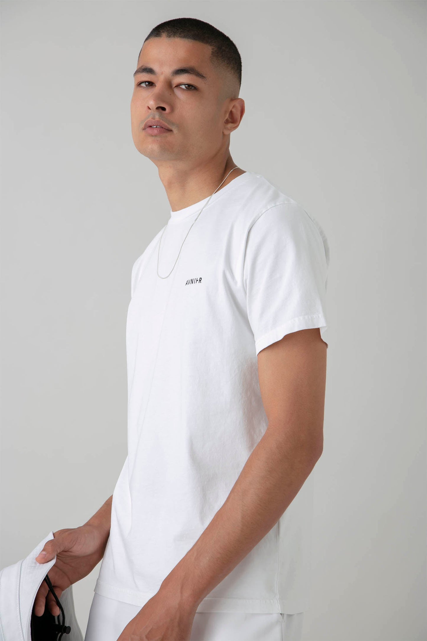 AVNIER - SOURCE VERTICAL - T-shirt blanc en coton bio