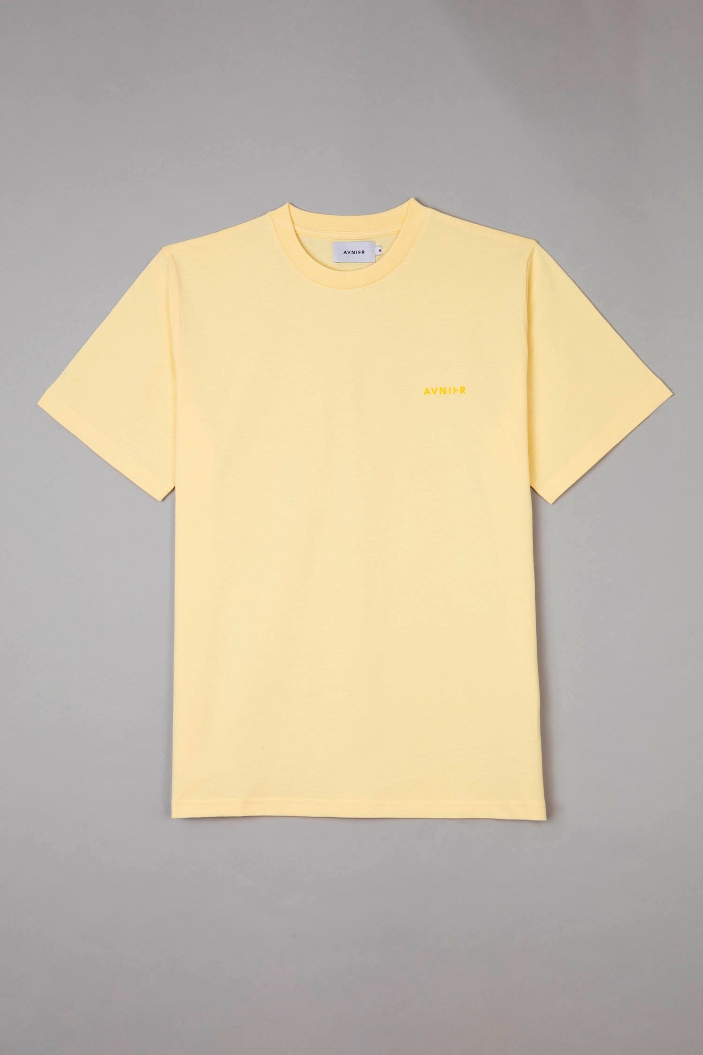 AVNIER - SOURCE - T-shirt jaune pastel en coton bio