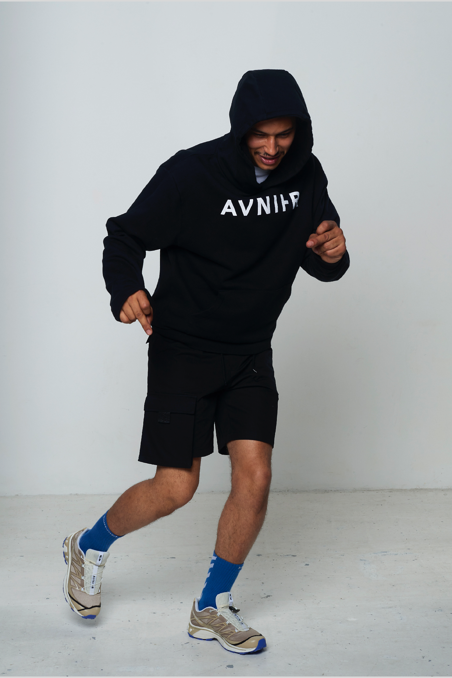 Avnier Black Cargo Short