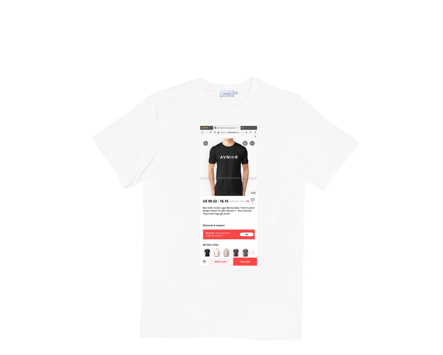 Tee-shirt AliExpress  Exclu web Edit #2