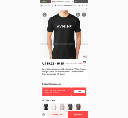 Tee-shirt AliExpress  Exclu web Edit #2