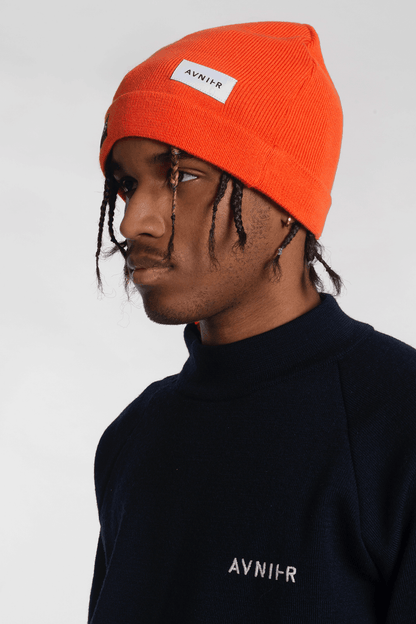 Avnier x Saint James - Bonnet Laucaen Orange Fluo